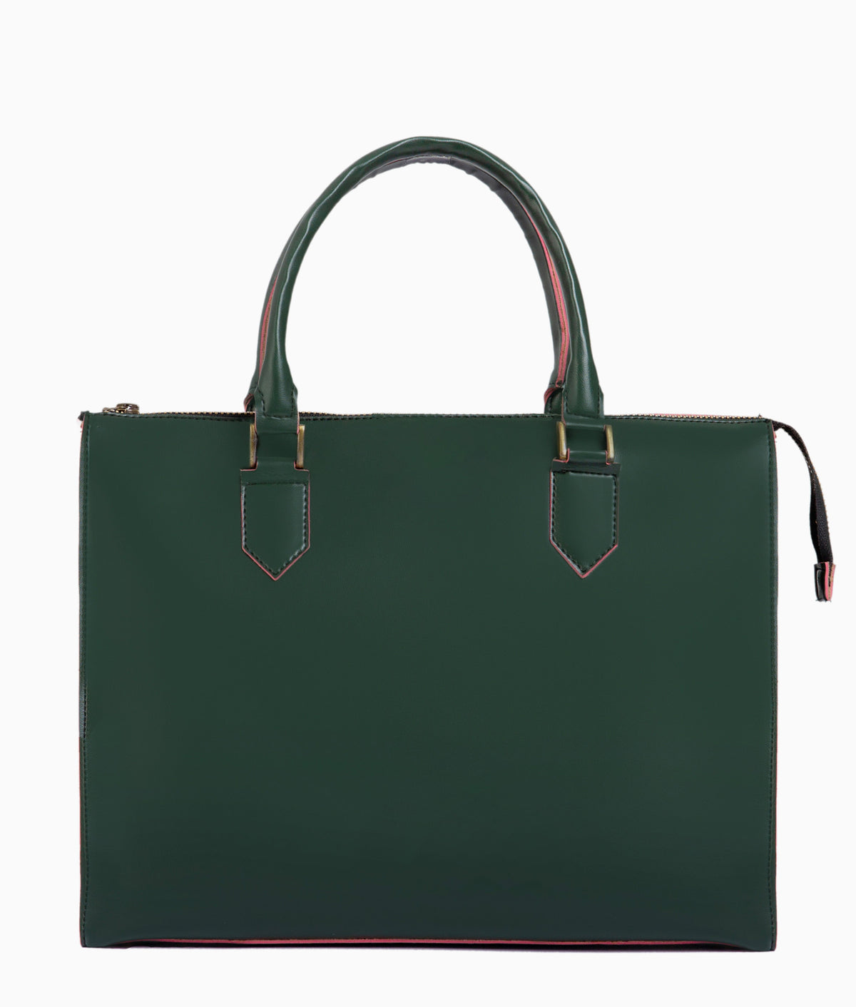 Army green workplace handbag