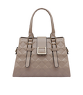 Beige Shoulder Bag with Long Strap