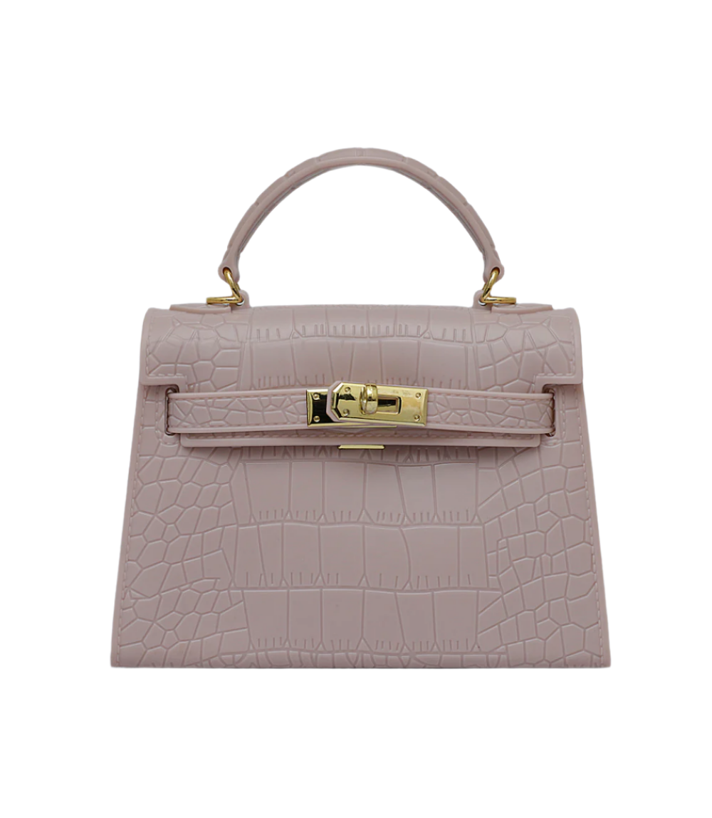 Beige Structured Women's Boxy Bag