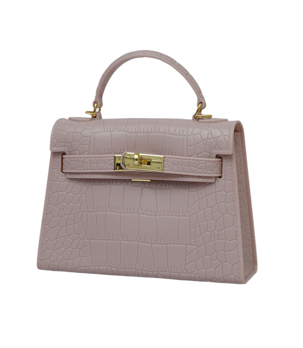 Beige Structured Women's Boxy Bag