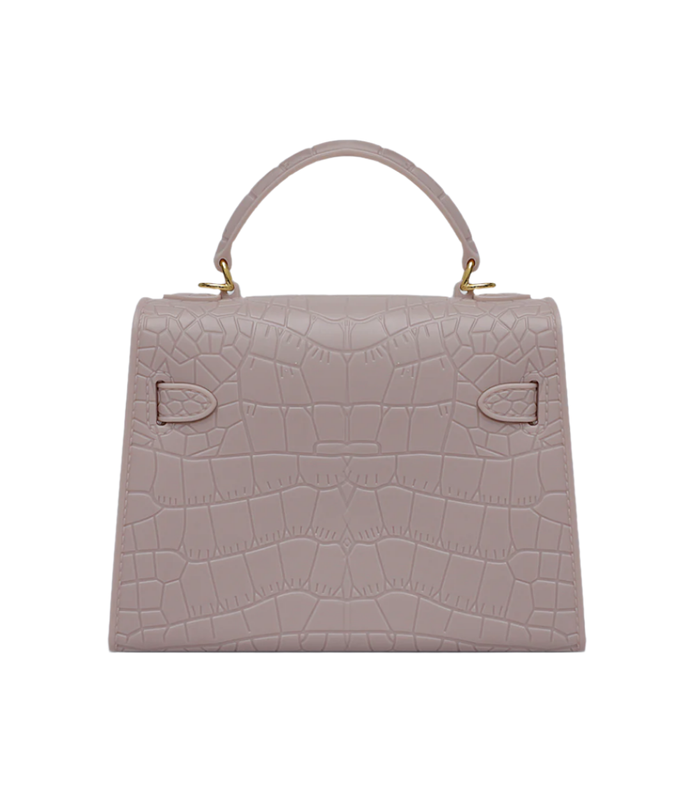 Beige Structured Women's Boxy Bag