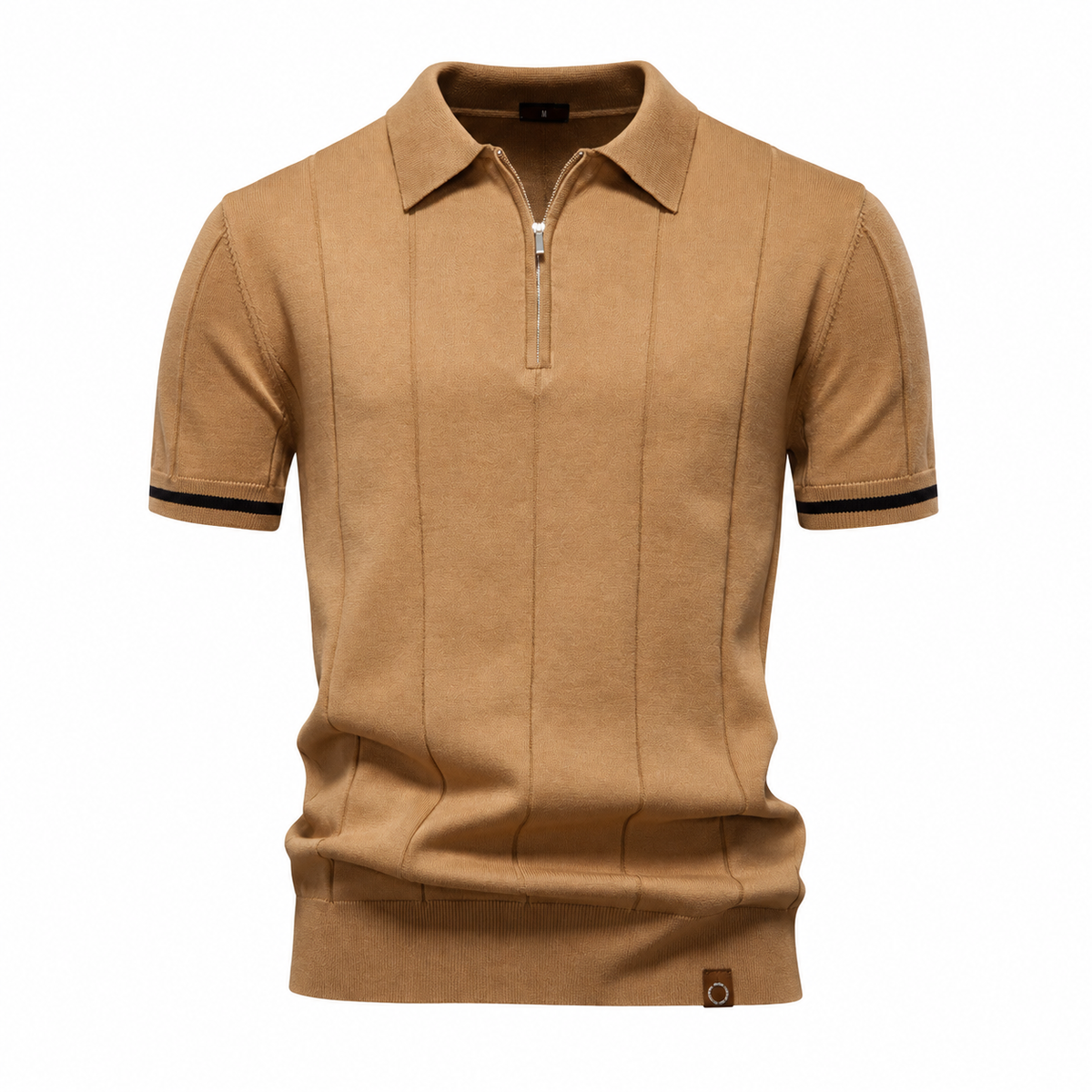 Striped Everyday Knit Polo Shirt