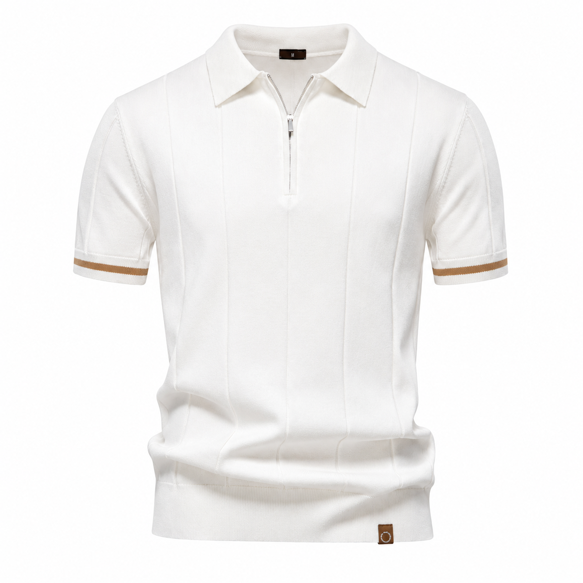Striped Everyday Knit Polo Shirt