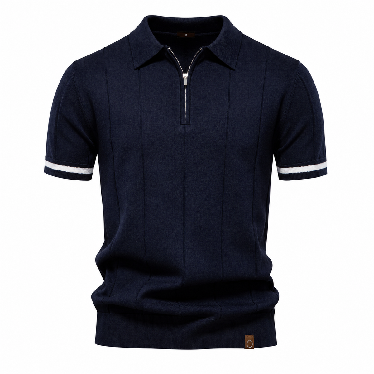 Striped Everyday Knit Polo Shirt