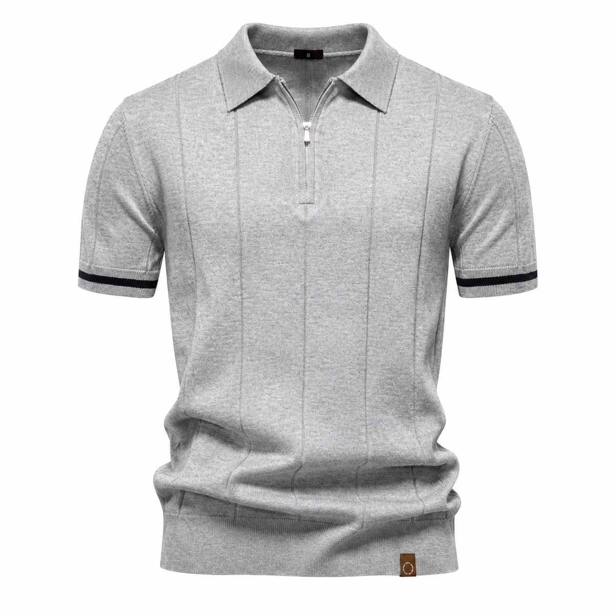 Striped Everyday Knit Polo Shirt