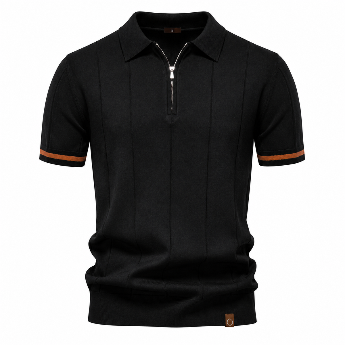 Striped Everyday Knit Polo Shirt