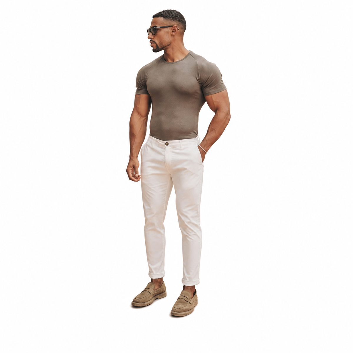 Fit Cotton Stretch Chino Pants