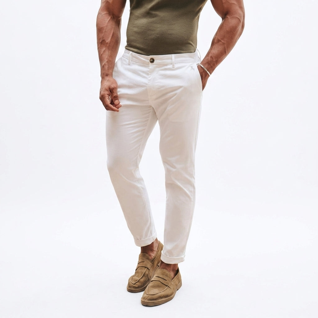 Fit Cotton Stretch Chino Pants